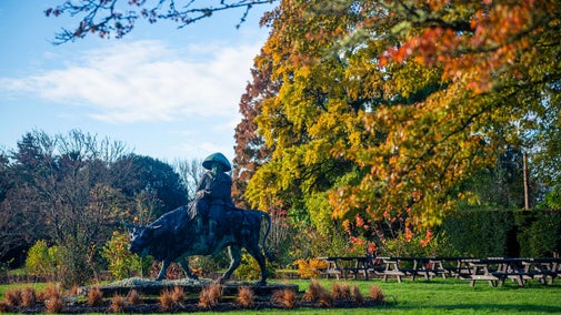 Dyffryn Gardens in autumn